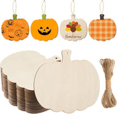unfinished wooden pumpkin cutouts for diy