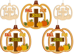 pumpkin wooden cutouts for diy crafts