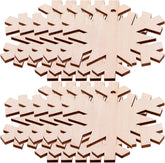 unfinished wooden snowflake cutouts for diy