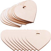 unfinished wooden heart cutouts for diy