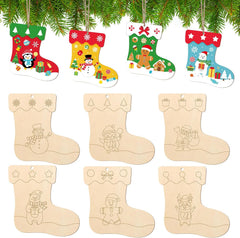 stocking wooden cutouts for diy crafts