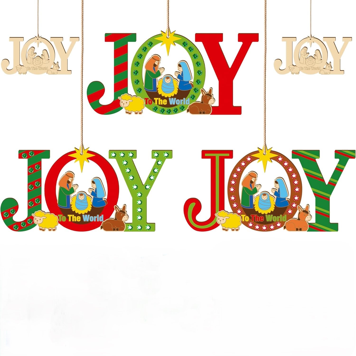 nativity wooden cutouts for diy crafts