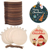 round wooden cutouts for diy crafts