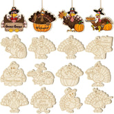 diy wooden turkey cutouts