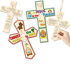 cross wooden cutouts for diy crafts