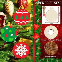 unfinished wood christmas shapes