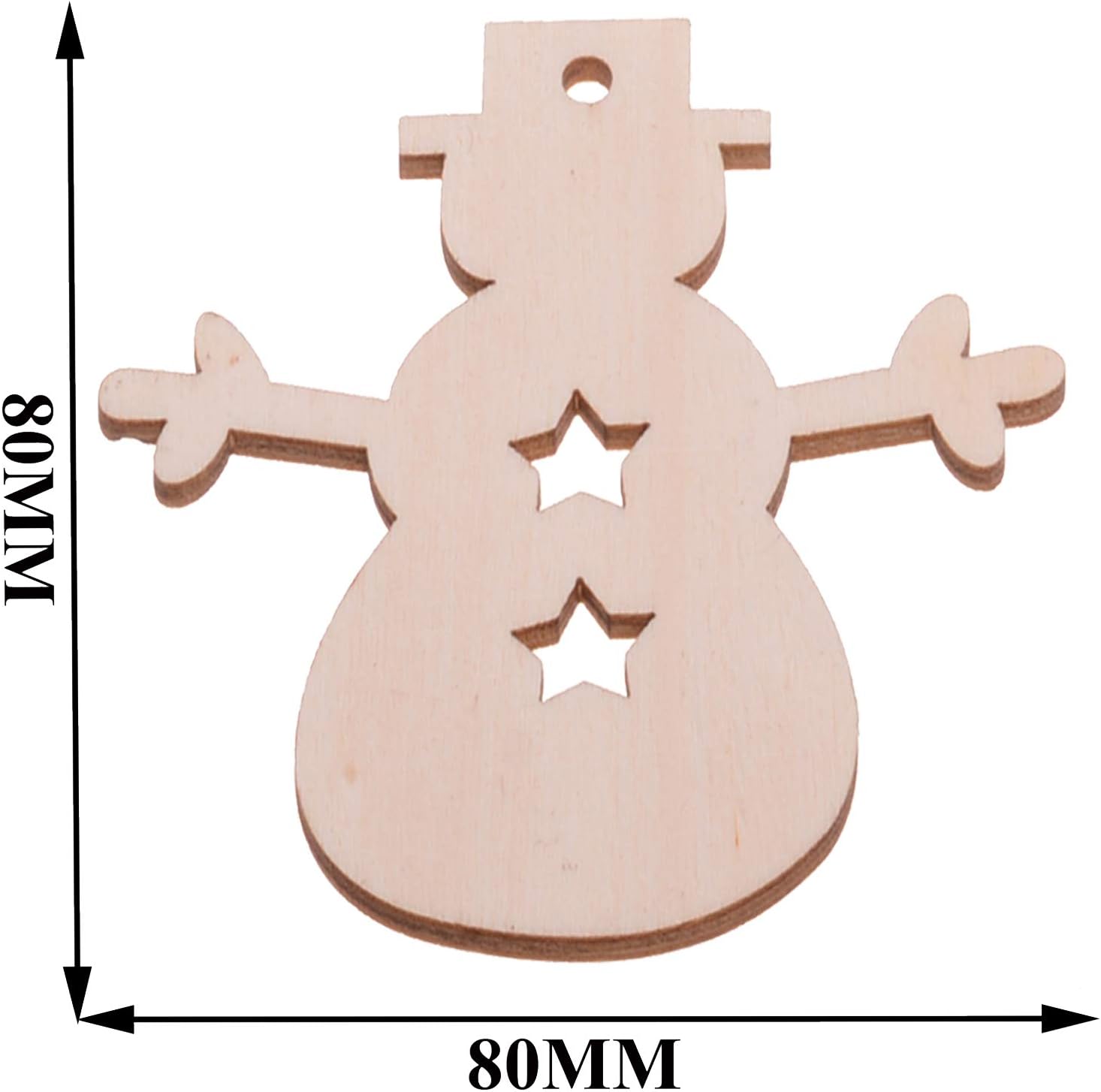 snowman wood base for mandala art