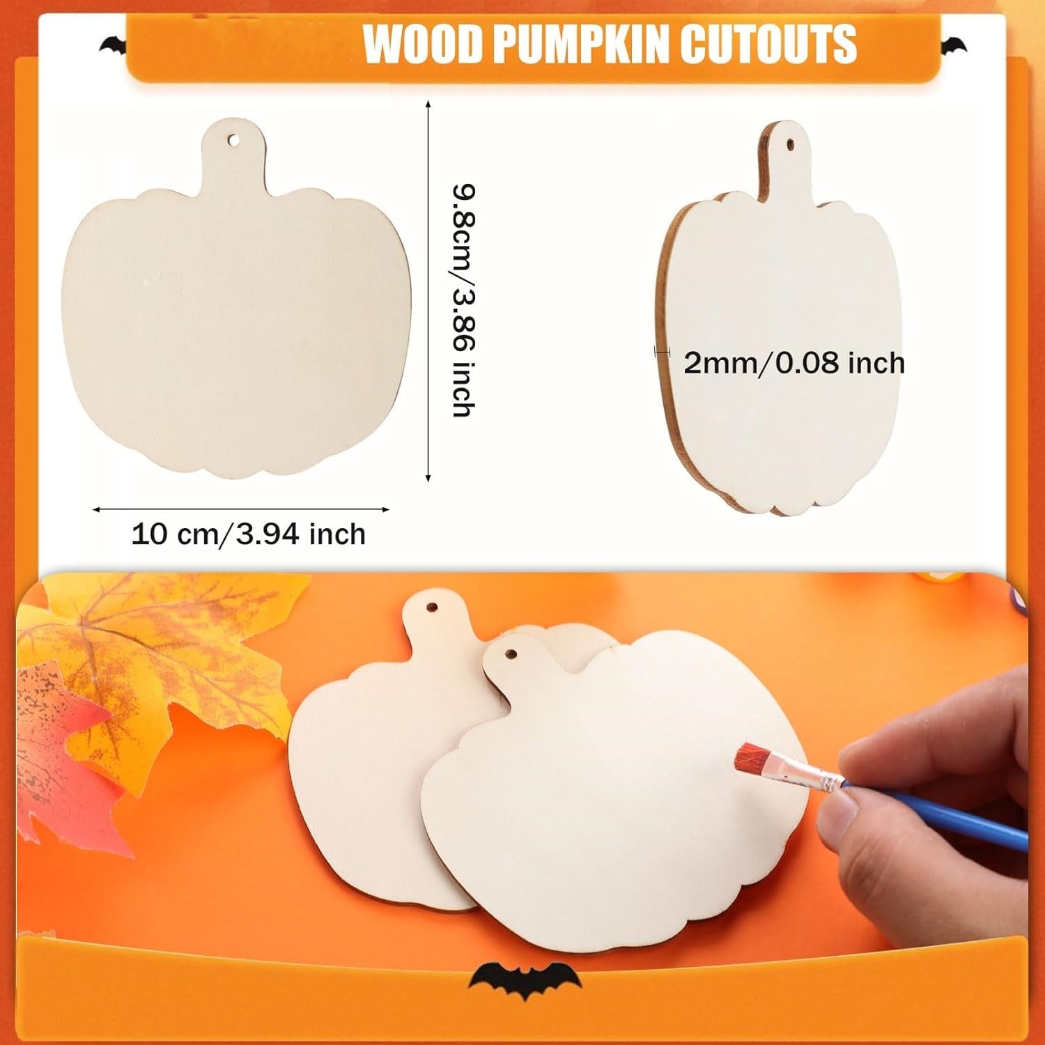 pumpkin wood base for mandala art