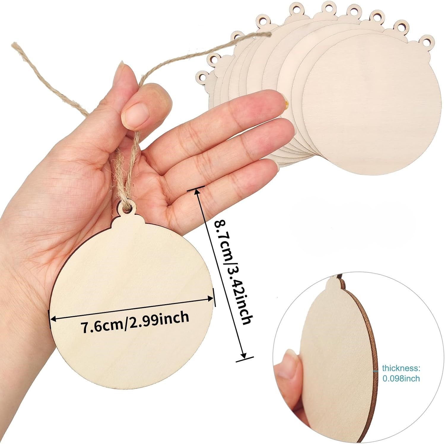 unfinished wood discs for painting