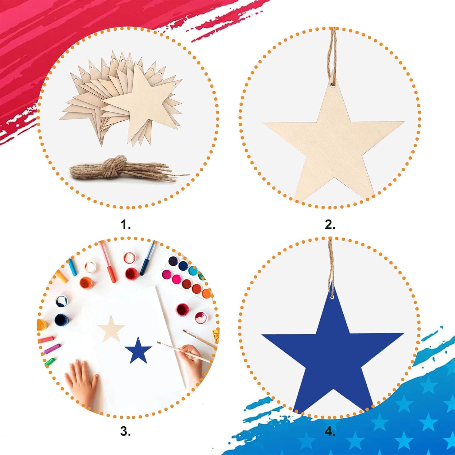 kids star craft wood blanks