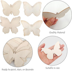 kids butterfly craft wood blanks