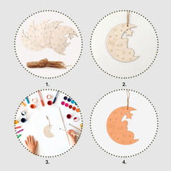 kids bear craft wood blanks