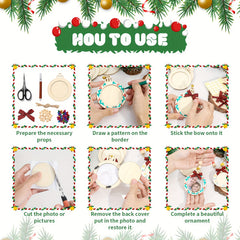 photo frame ornaments for christmas tree