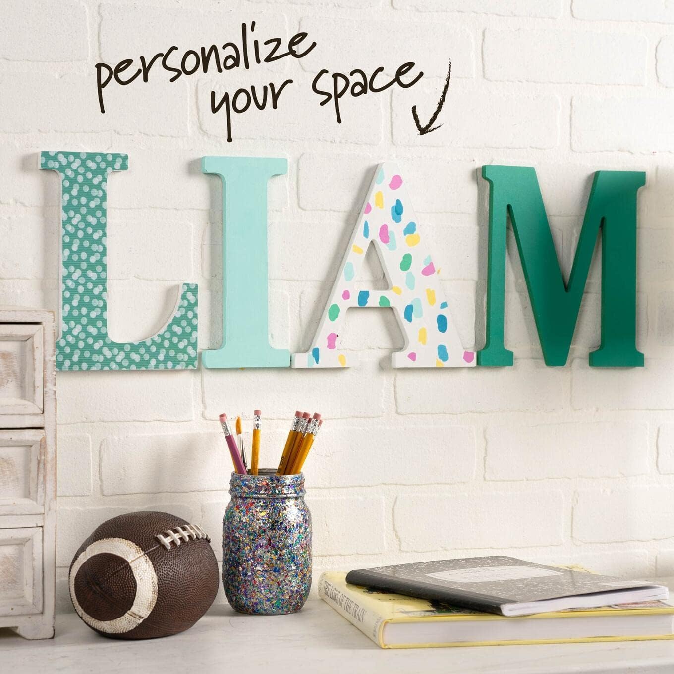 alphabet cutout mdf for painting
