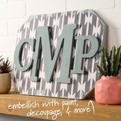 mdf alphabet letter