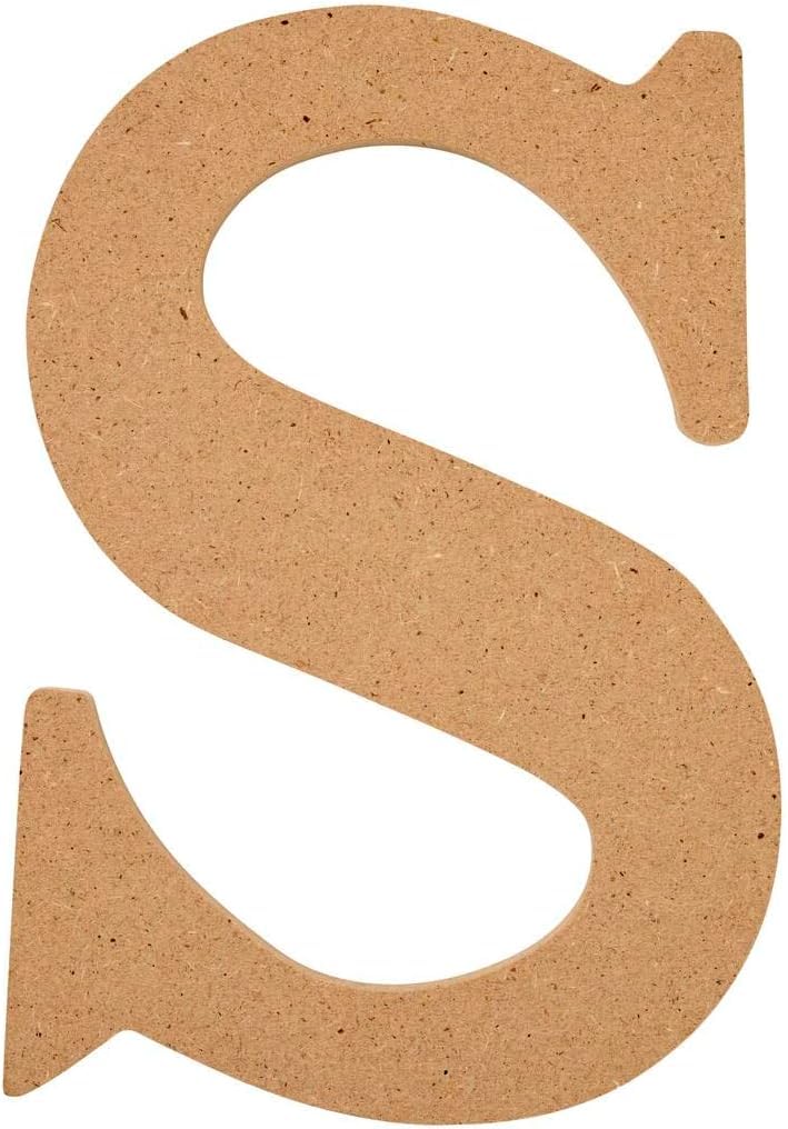 raw mdf alphabet letter