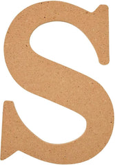 raw mdf alphabet letter