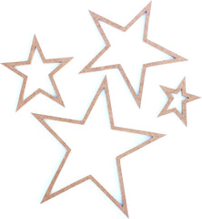 wooden star ring