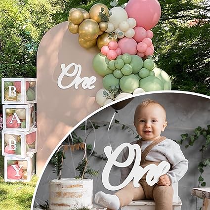 white wooden birthday sign