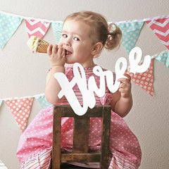3rd birthday sign