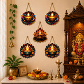 Diwali diya wall hanging decoration