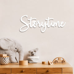 storytime wall decor sign for nursery