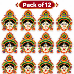 durga face cutout