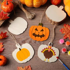 diy autumn wooden craft shapes