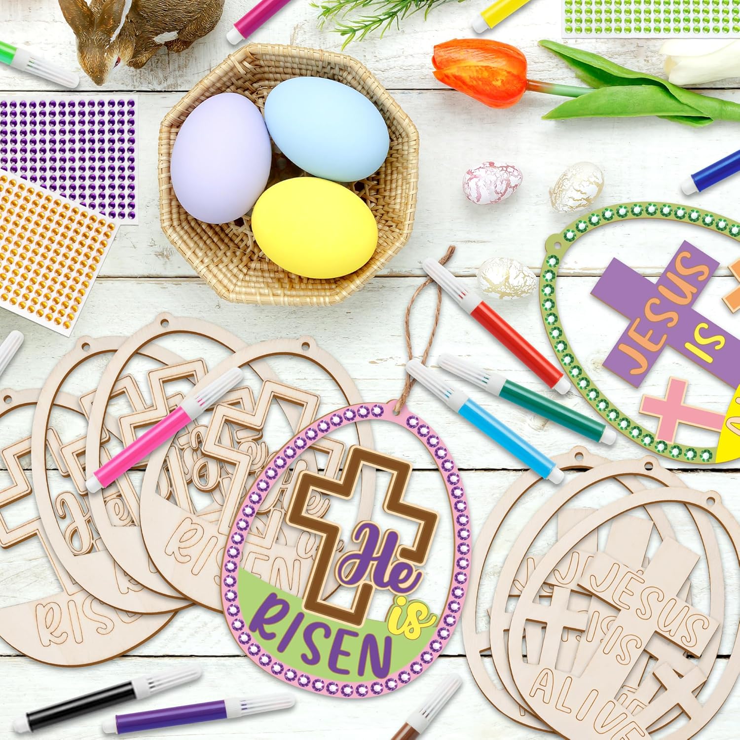 diy easter wood base for painting