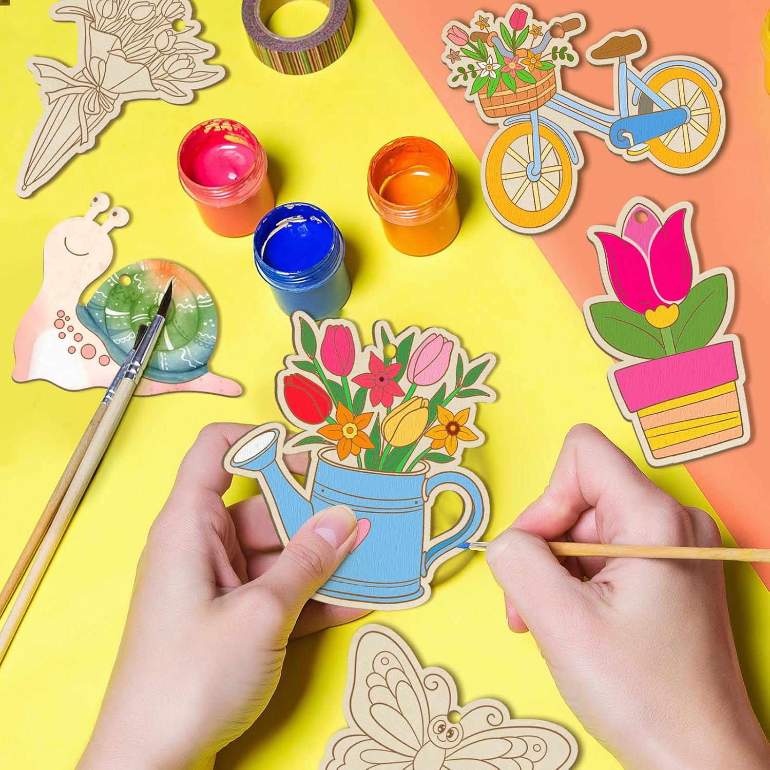 paintable wood pieces diy