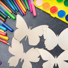 wooden butterfly cutouts for classroom art