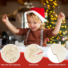 diy christmas wooden stocking for art projects