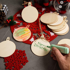diy wooden round cutouts for crafts