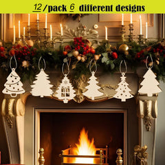 wooden ornaments blank