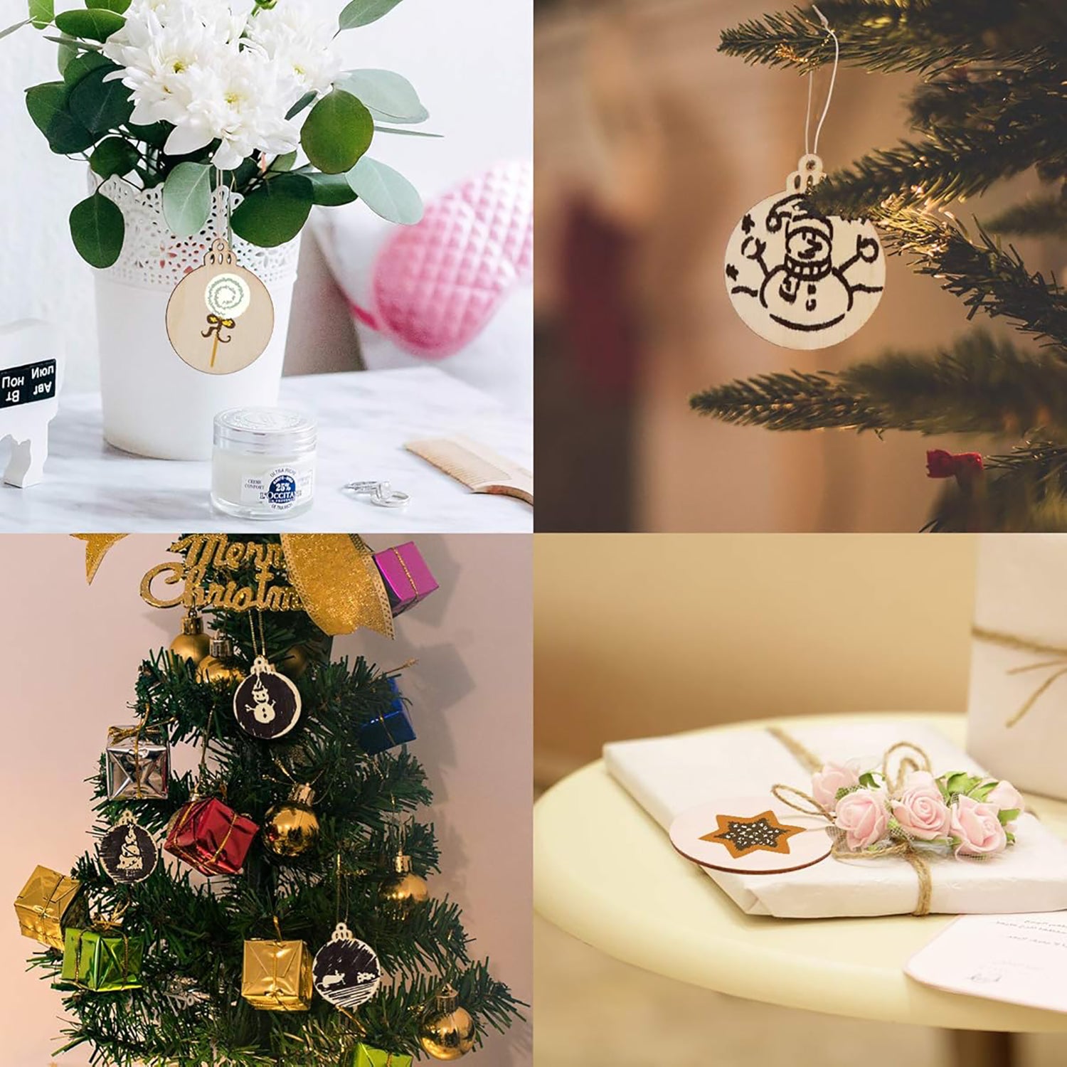 wooden discs for scrapbooking