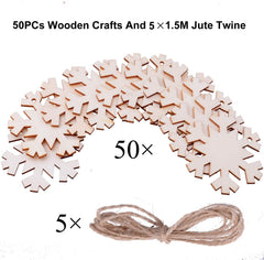 snowflake wooden blanks for painting