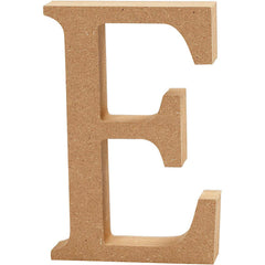 American Elm 6 Inch Unfinished MDF Alphabets English Upper Case Cutouts for DIY Art and Craft(6 In x 11 mm)