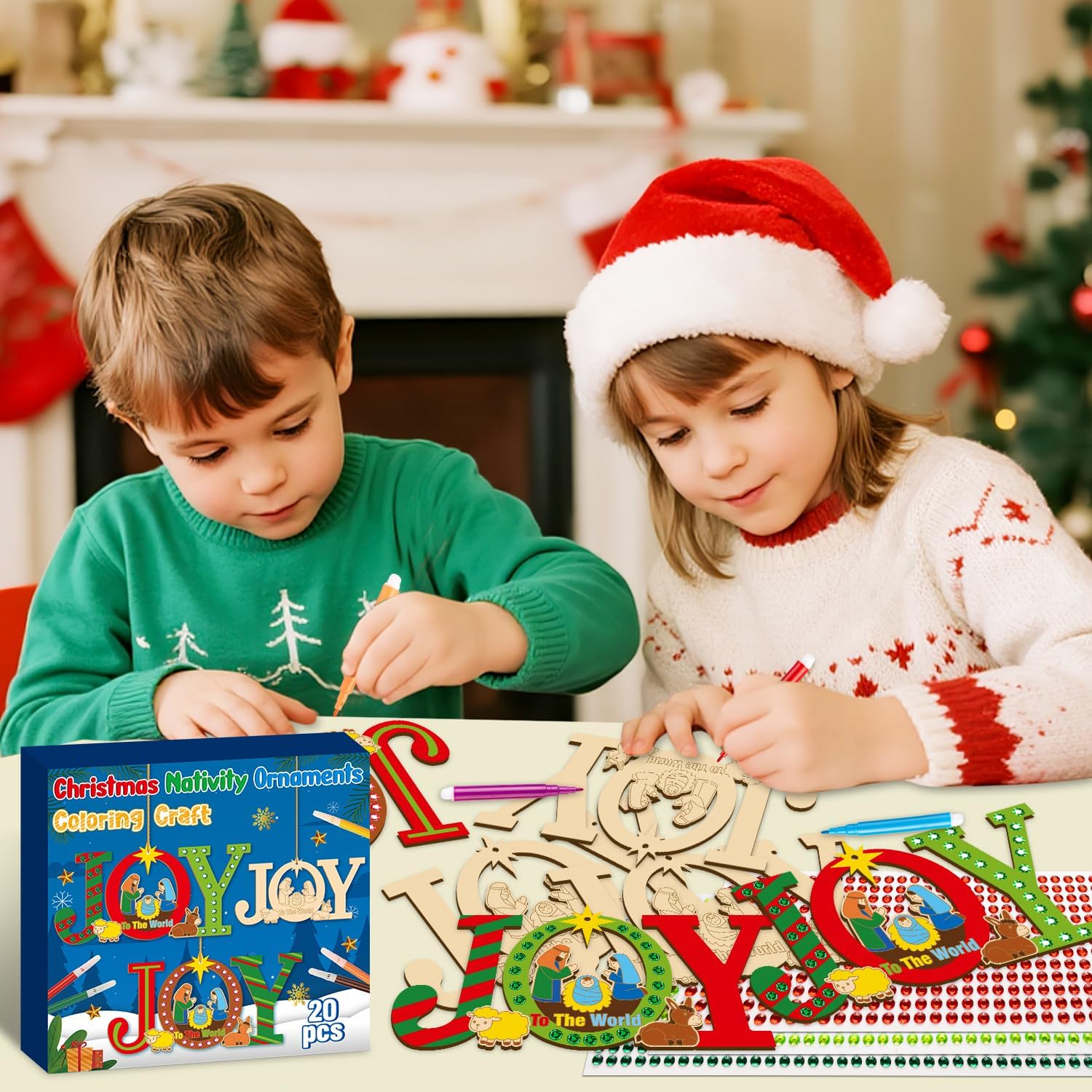wood christmas cutouts for mandala art