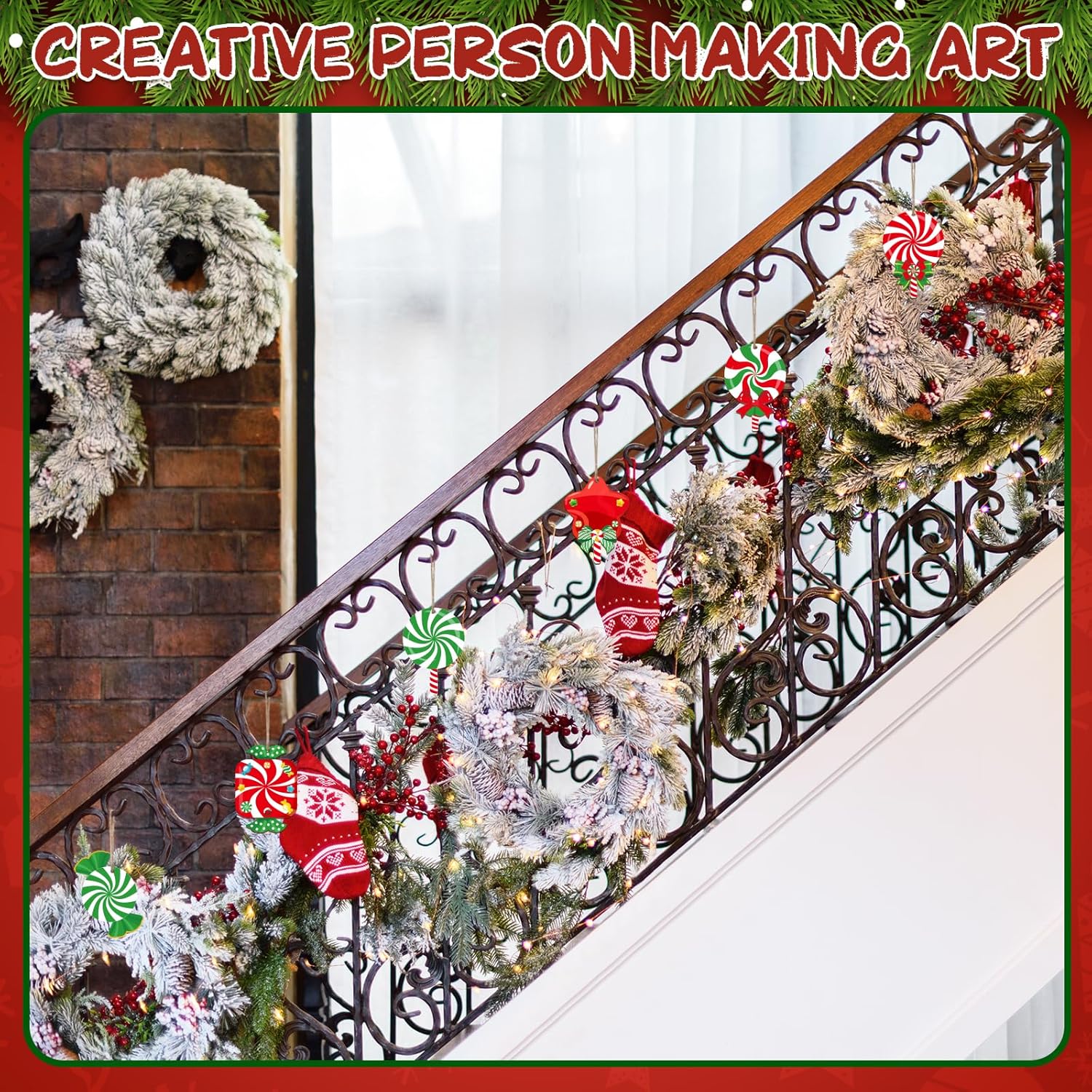 unfinished holiday wooden candy cutouts