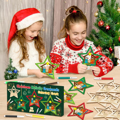 blank wooden star shapes for classroom crafts