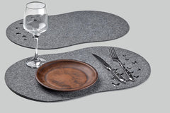 washable felt table mat