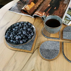 drop shape placemat