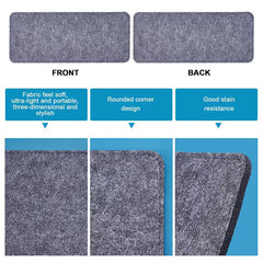 12 x 5 inch felt bottom for tote bags