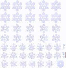 white snowflake decor for home and office