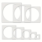 circle stencil set for wall painting