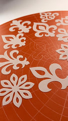 Ornamental Flexible Stencil Film for DIY Art & Craft, Reusable Stencils for Dot Painting, Lippan Art, Painting & Craft Work, 20 Designs Cliths