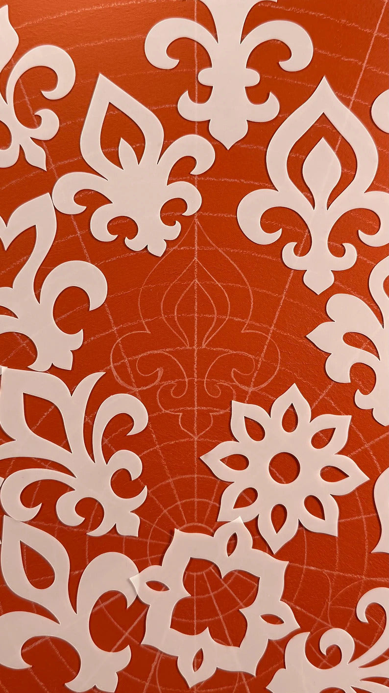 festival diy stencil for diwali crafts