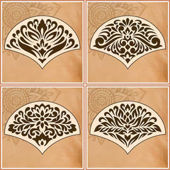 festival diy stencil for diwali crafts