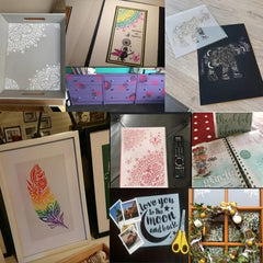 reusable plastic stencil art