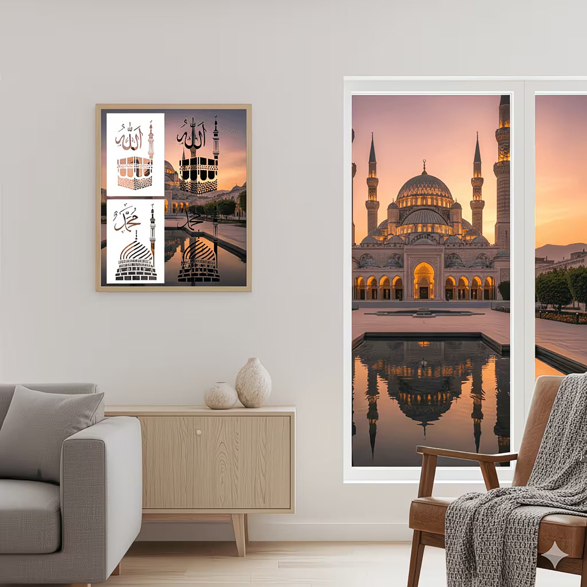 islamic stencil for mdf craft projects